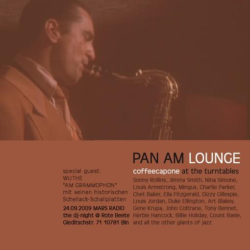 flyer von coffeecapone´s Pan Am Lounge im Mars Radio@Rote Beete am 24.09.09