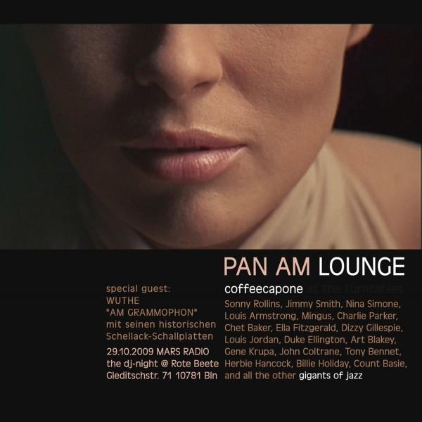 coffeecapones Pan Am Lounge am 29.10.2009 designed by Designjockey