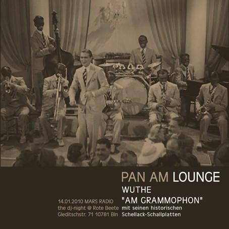 flyer von coffeecapone´s Pan Am Lounge im Mars Radio@Rote Beete am 14.01.10